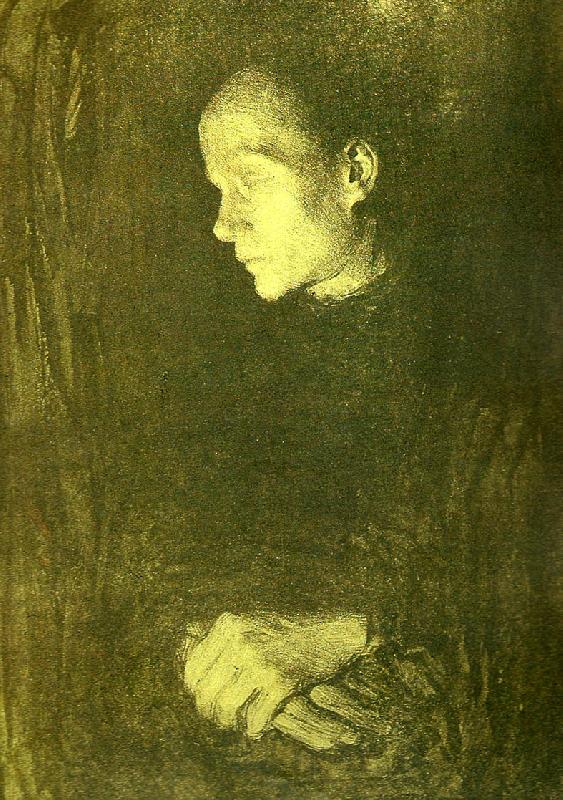 kathe kollwitz arbetarkvinna i profil China oil painting art